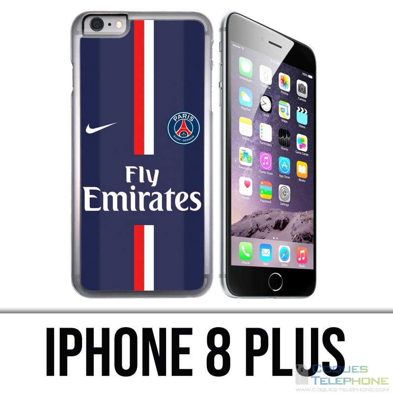 Coque iPhone 8 PLUS - Paris Saint Germain Psg Fly Emirate
