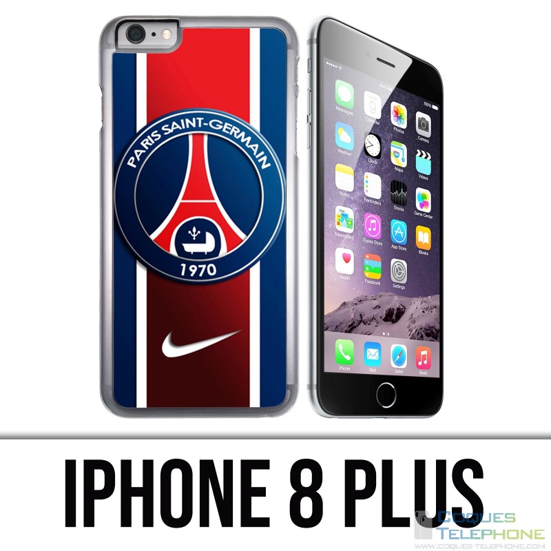 Coque iPhone 8 PLUS - Paris Saint Germain Psg Nike