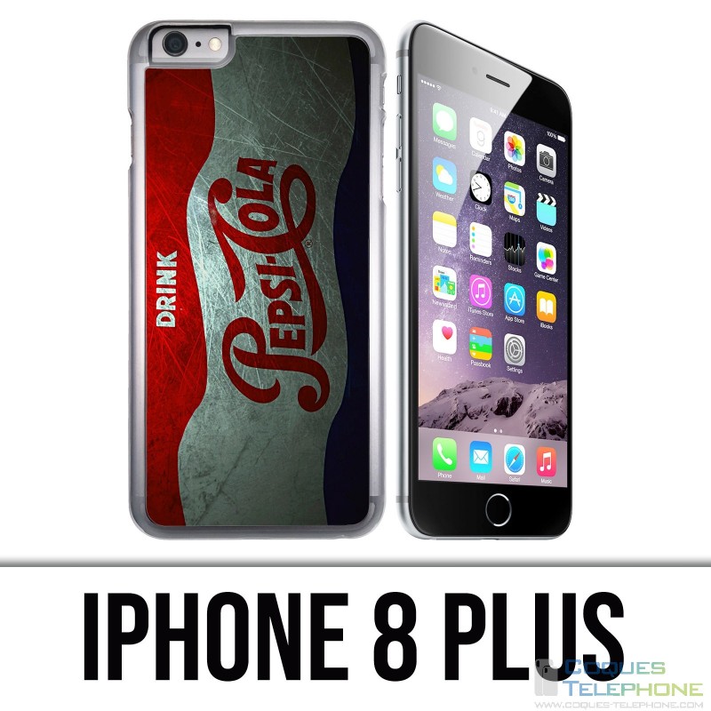 Funda iPhone 8 Plus - Vintage Pepsi