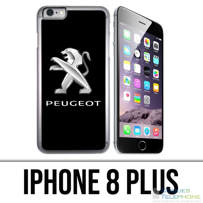 Custodia per iPhone 8 Plus - Logo Peugeot