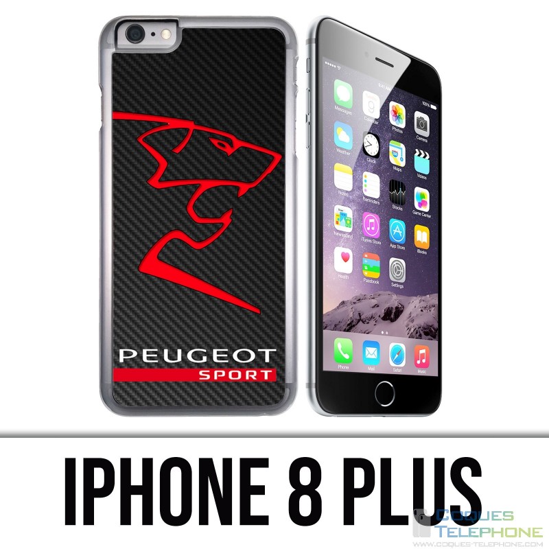 Funda para iPhone 8 Plus - Logotipo de Peugeot Sport