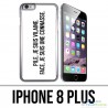 IPhone 8 Plus Case - Vilaine Face Connasse Battery