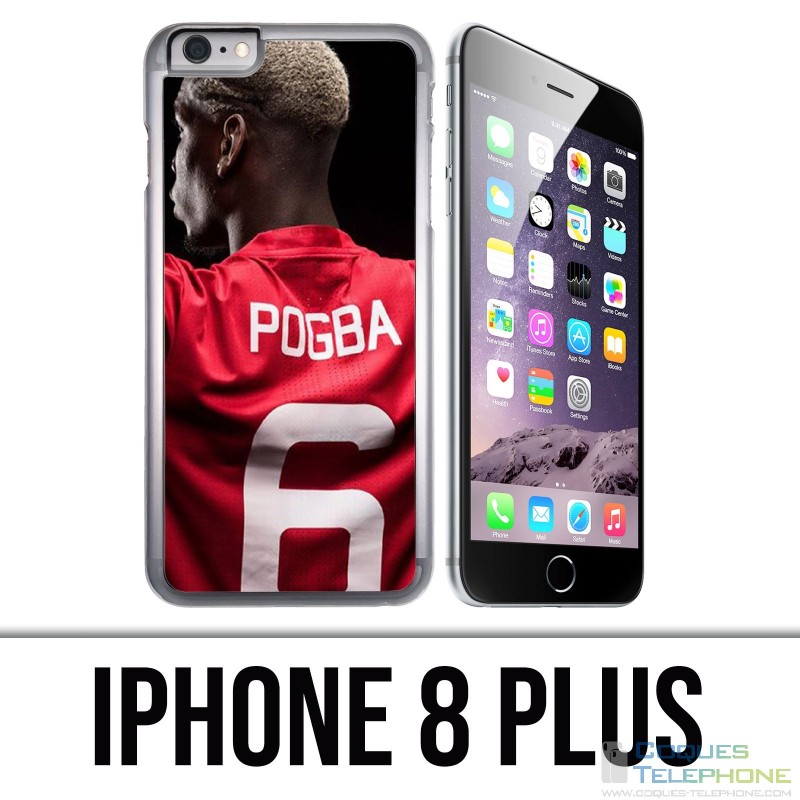 Coque iPhone 8 PLUS - Pogba Manchester