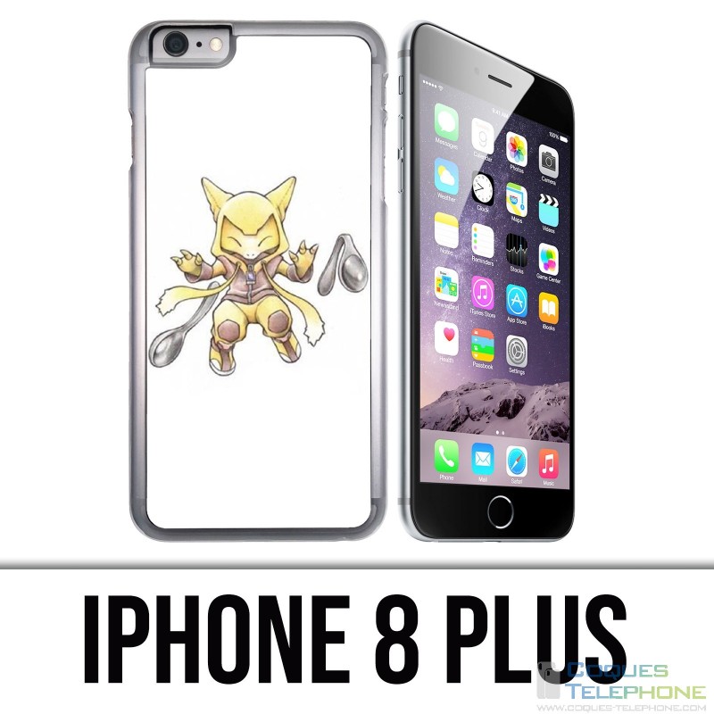 Custodia per iPhone 8 Plus - Abra Baby Pokemon