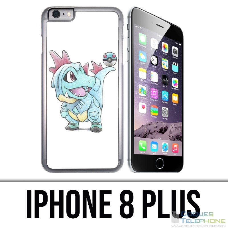 Coque iPhone 8 PLUS - Pokémon bébé Kaiminus