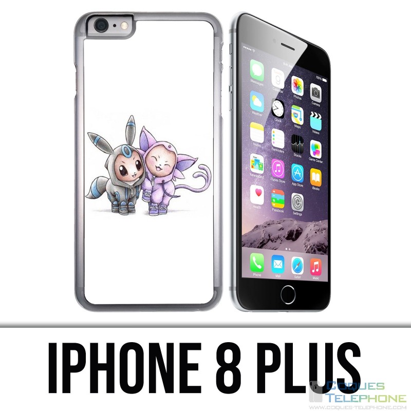 Funda iPhone 8 Plus - Pokemon baby Mentali Noctali