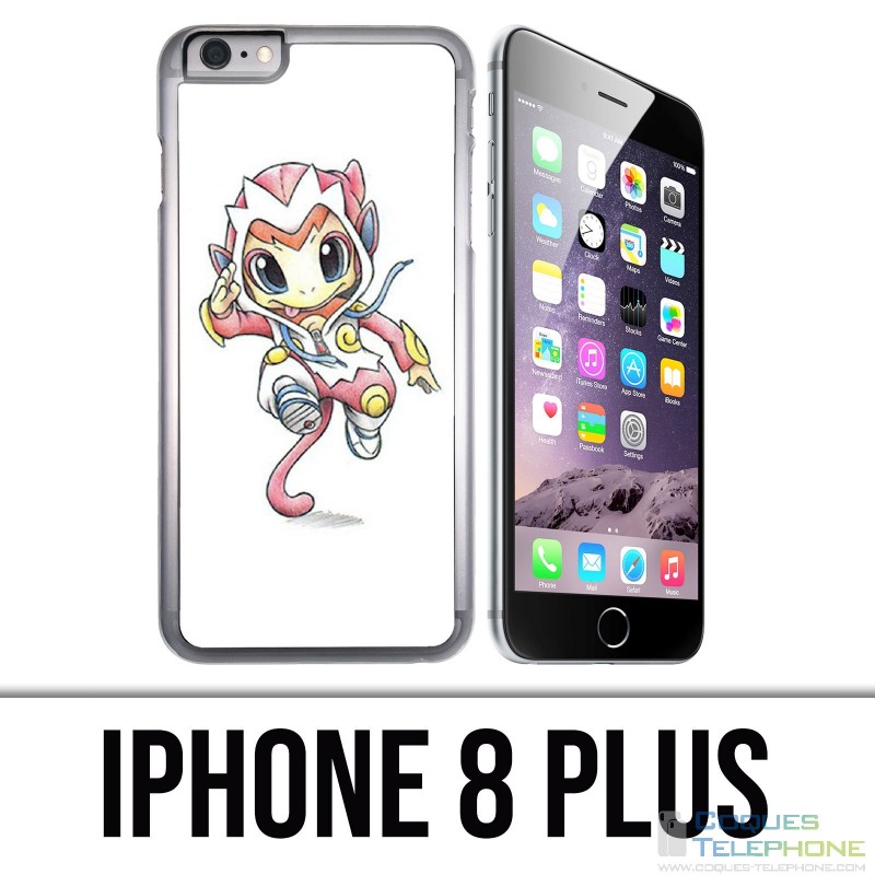 Coque iPhone 8 PLUS - Pokémon bébé Ouisticram