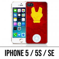 Custodia per iPhone 5 / 5S / SE - Iron Man Art Design