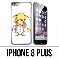 Coque iPhone 8 PLUS - Pokémon bébé Raichu