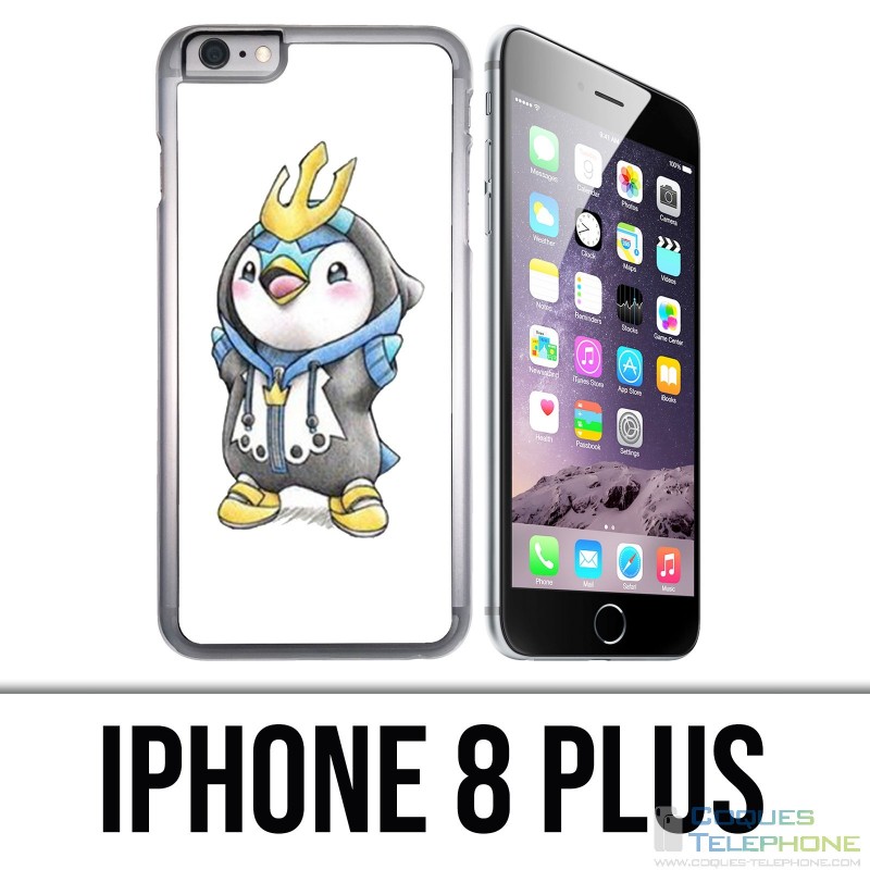 Coque iPhone 8 PLUS - Pokémon bébé Tiplouf