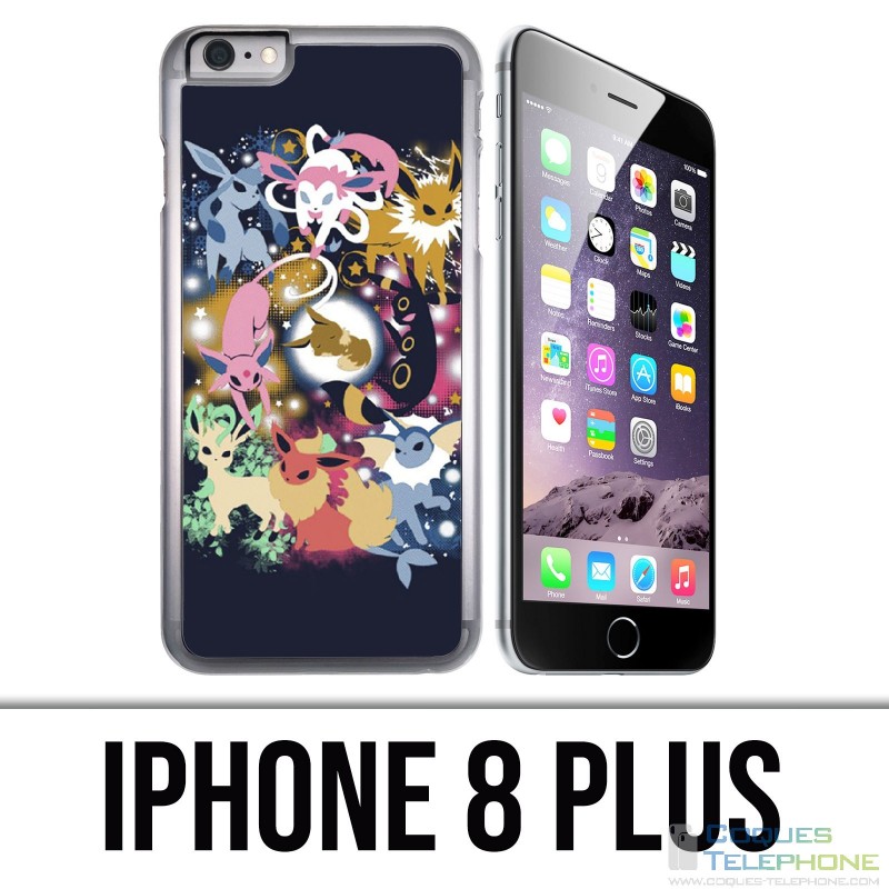 Custodia per iPhone 8 Plus - Evoluzioni Pokémon
