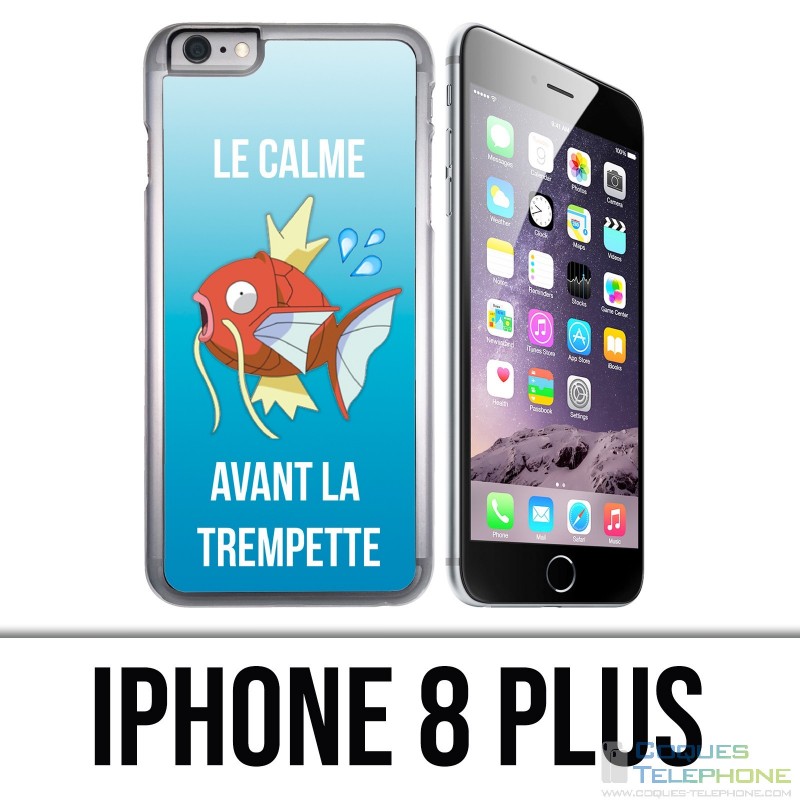 Custodia per iPhone 8 Plus - Pokémon Calm Before The Magicarpe Dip