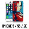 Custodia per iPhone 5 / 5S / SE - Iron Man Design Poster
