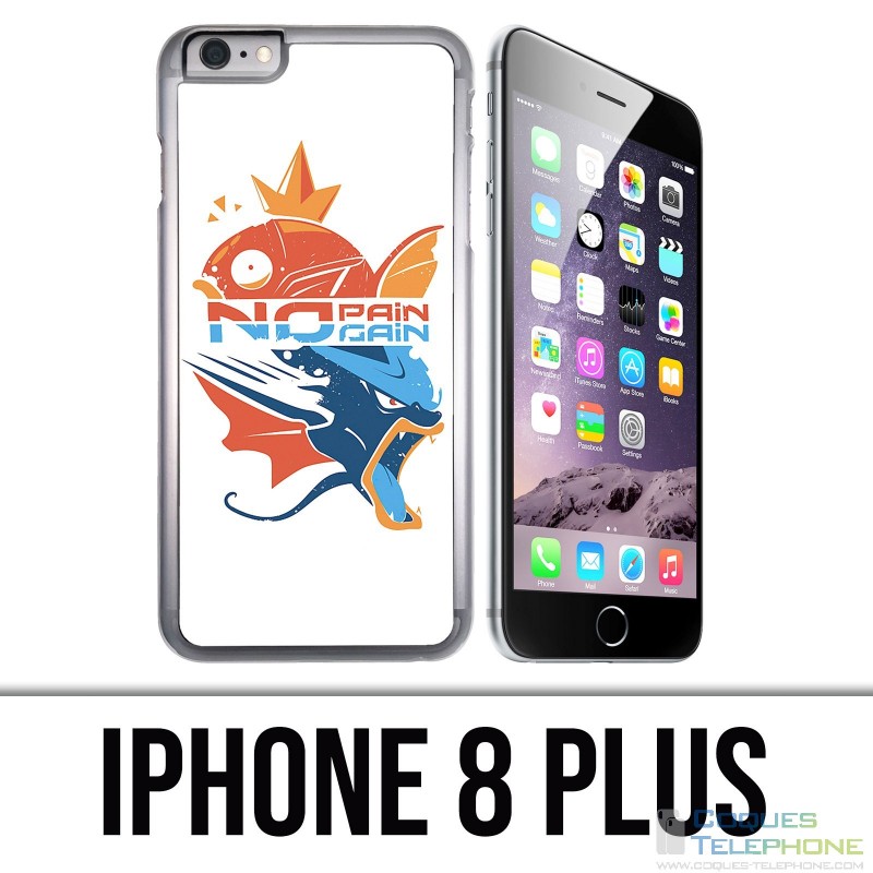 Coque iPhone 8 PLUS - Pokémon No Pain No Gain