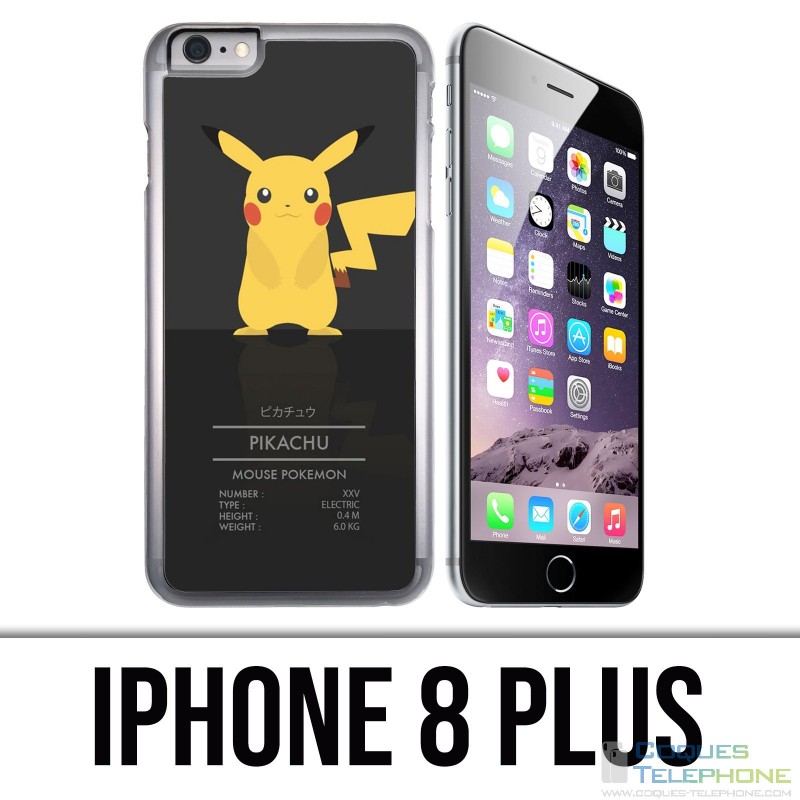 Custodia per iPhone 8 Plus: Pokémon Pikachu