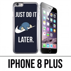 IPhone 8 Plus Case - Ronflex Pokémon Just Do It Later