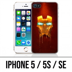 IPhone 5 / 5S / SE Hülle - Iron Man Gold