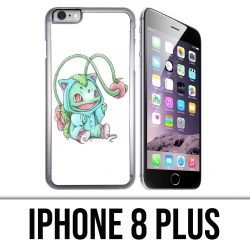 Coque iPhone 8 PLUS - Pokémon Bébé Bulbizarre