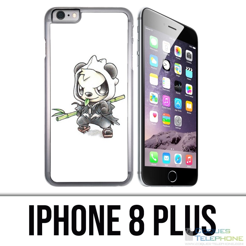Funda iPhone 8 Plus - Pokémon Bebé Pandaspiegle
