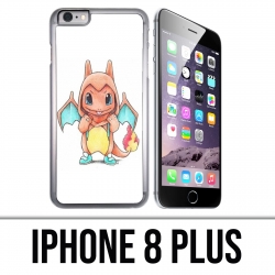 Coque iPhone 8 PLUS - Pokémon Bébé Salameche