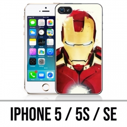 Carcasa para iPhone 5 / 5S / SE - Iron Man Paintart
