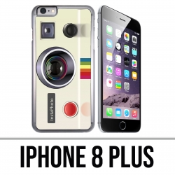 Coque iPhone 8 Plus - Polaroid Arc En Ciel Rainbow