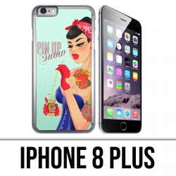 Custodia per iPhone 8 Plus - Princess Disney Biancaneve Pinup