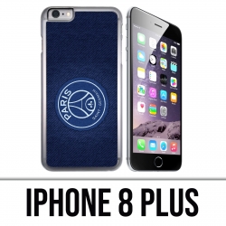 Custodia per iPhone 8 Plus - Sfondo blu minimalista PSG