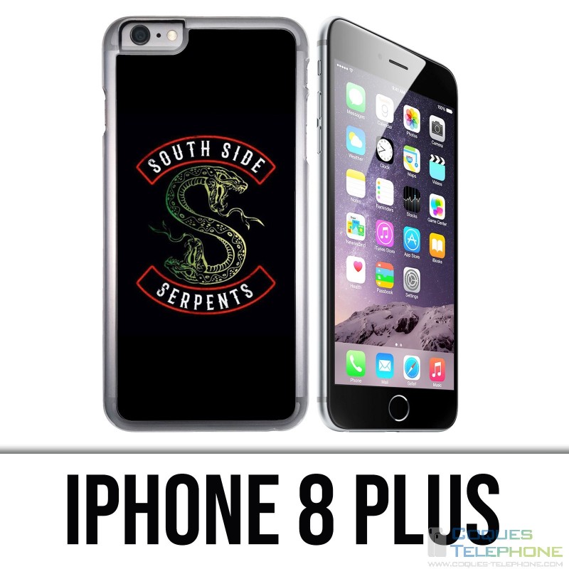 Custodia per iPhone 8 Plus - Logo Riderdale South Side Snake