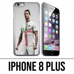 Funda iPhone 8 Plus - Ronaldo Football Splash