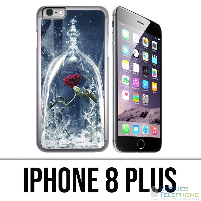 Funda iPhone 8 Plus - Rose Belle y la bestia