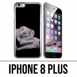 Coque iPhone 8 Plus - Rose Gouttes