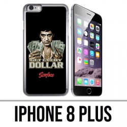 Coque iPhone 8 PLUS - Scarface Get Dollars