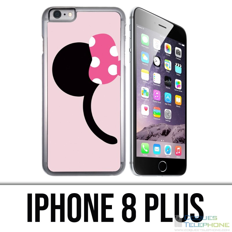 Custodia per iPhone 8 Plus - Cerchietto Minnie
