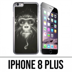 Coque iPhone 8 Plus - Singe Monkey Anonymous