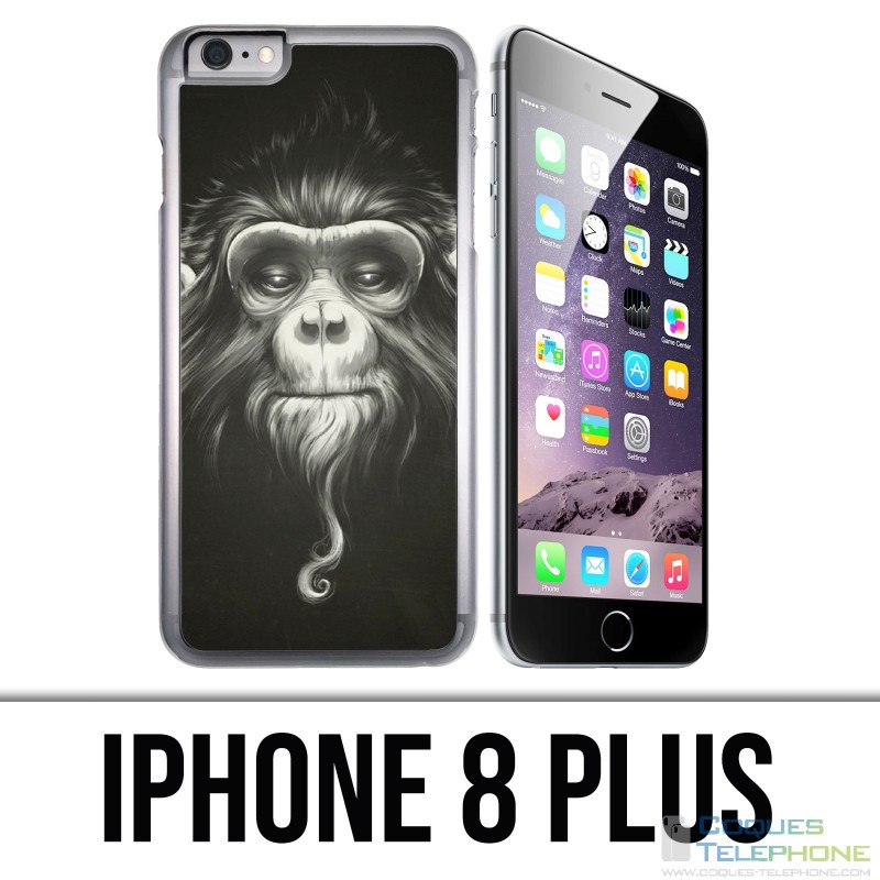 Custodia per iPhone 8 Plus - Monkey Monkey Anonimo