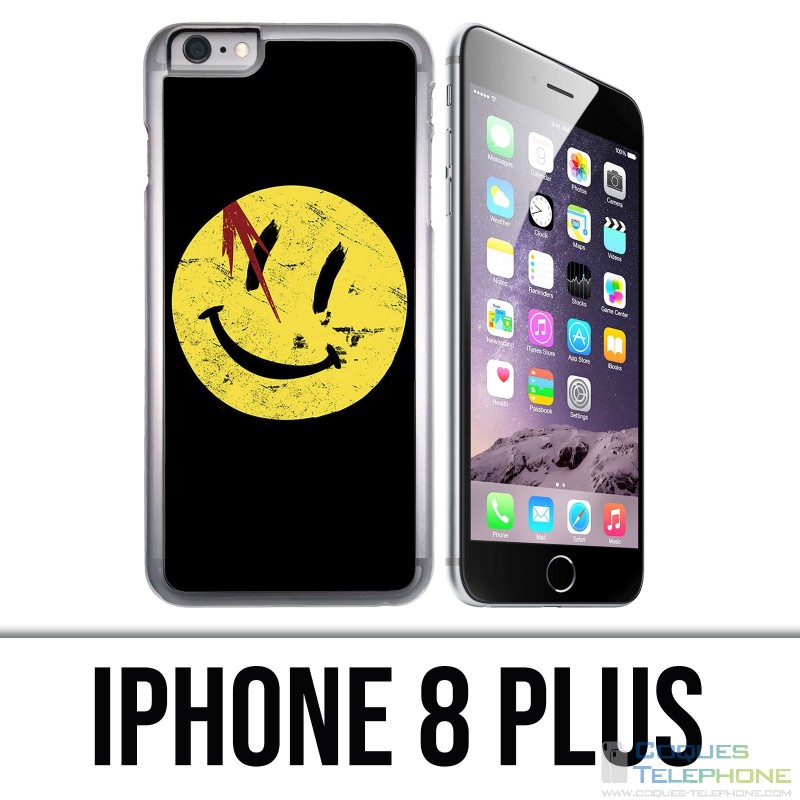 Coque iPhone 8 Plus - Smiley Watchmen