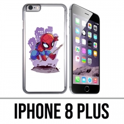 Funda iPhone 8 Plus - Spiderman Cartoon