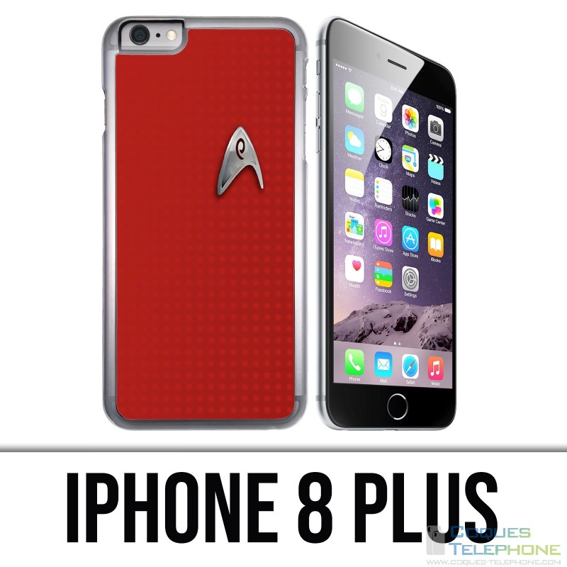 Coque iPhone 8 PLUS - Star Trek Rouge