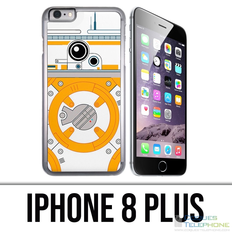 Coque iPhone 8 PLUS - Star Wars Bb8 Minimalist