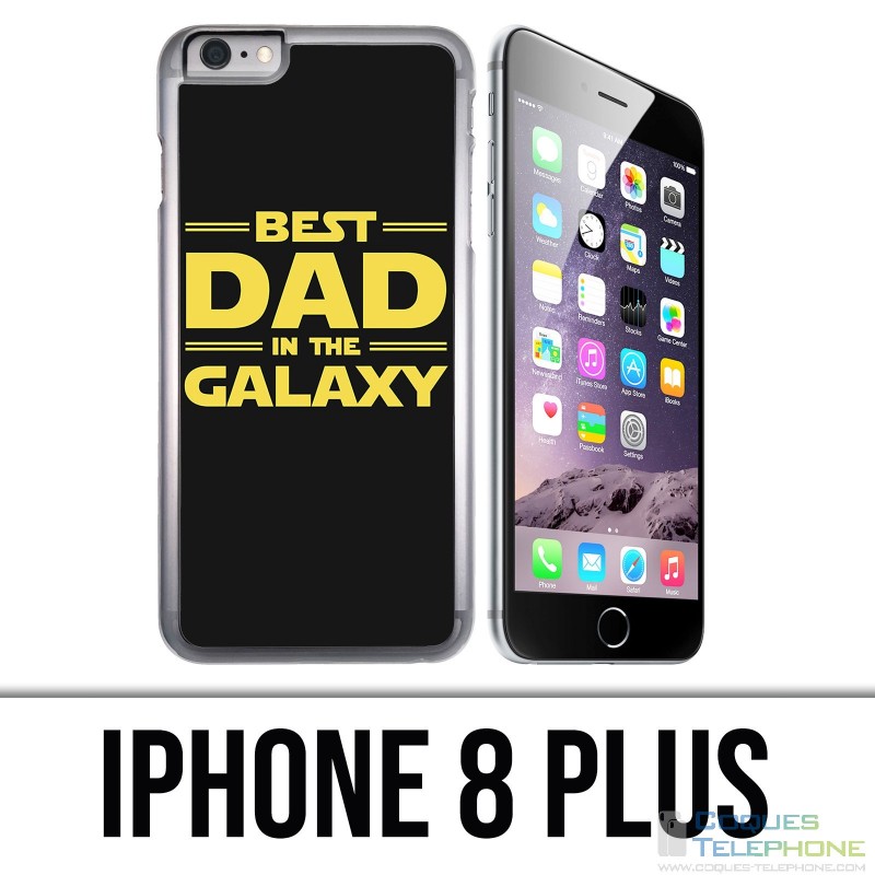 Custodia per iPhone 8 Plus - Star Wars: il miglior papà della galassia