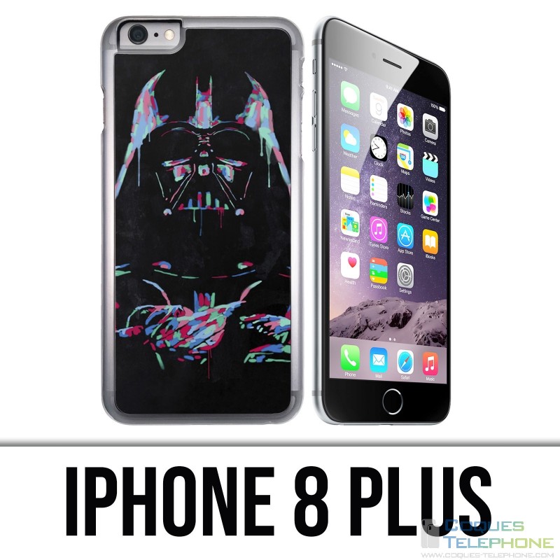 Coque iPhone 8 PLUS - Star Wars Dark Vador Negan