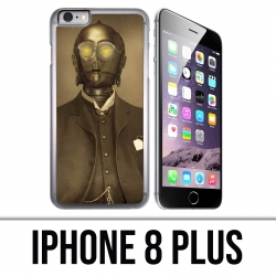Custodia per iPhone 8 Plus - Star Wars Vintage C3Po