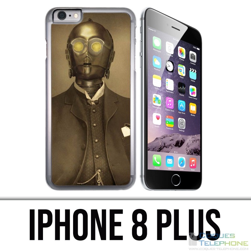 IPhone 8 Plus Hülle - Star Wars Vintage C3Po
