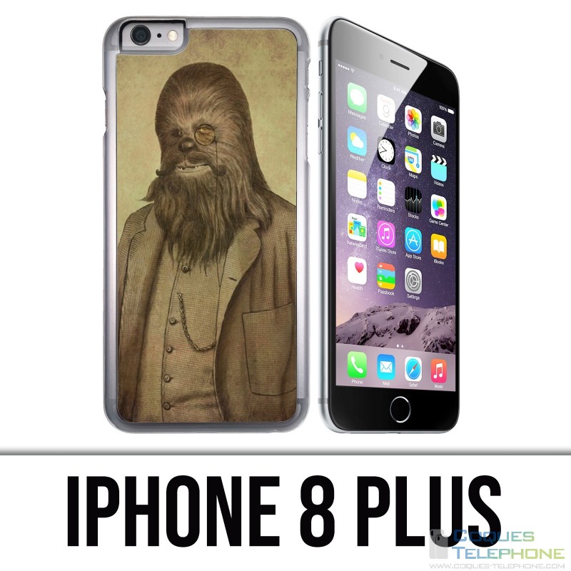 Coque iPhone 8 PLUS - Star Wars Vintage Chewbacca