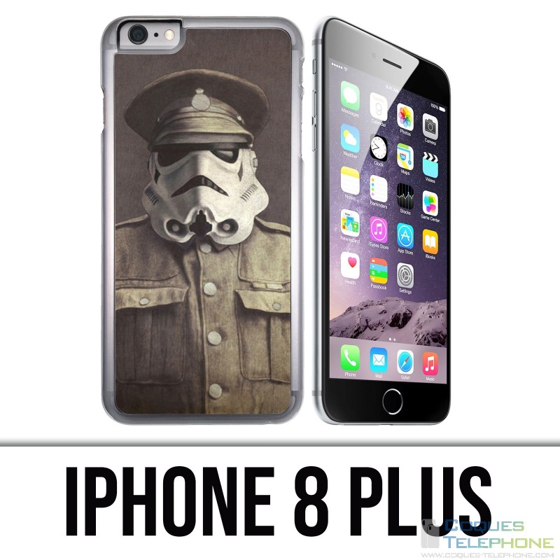 Coque iPhone 8 PLUS - Star Wars Vintage Stromtrooper