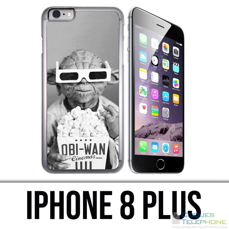 Coque iPhone 8 PLUS - Star Wars Yoda CineìMa