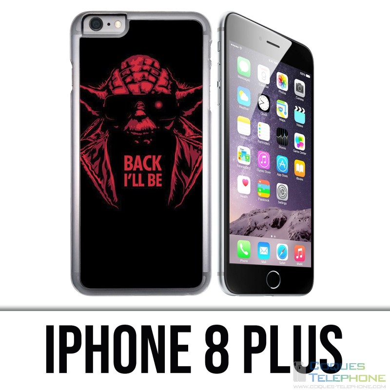 Coque iPhone 8 PLUS - Star Wars Yoda Terminator