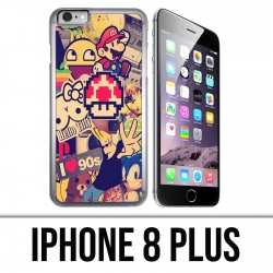 Funda iPhone 8 Plus - Vintage 90S Stickers