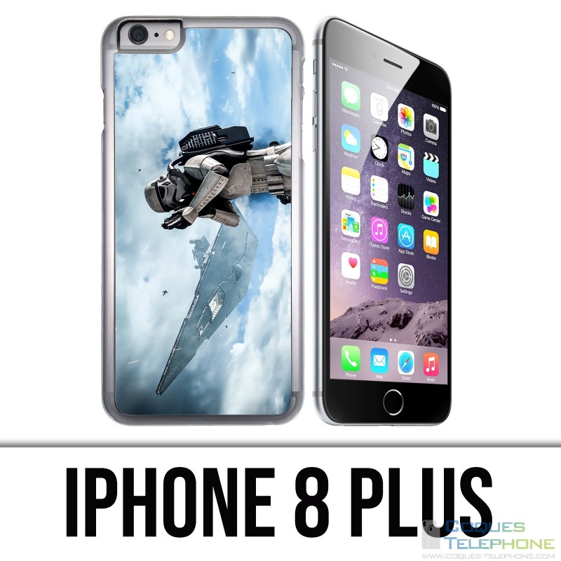 Coque iPhone 8 PLUS - Stormtrooper Paint